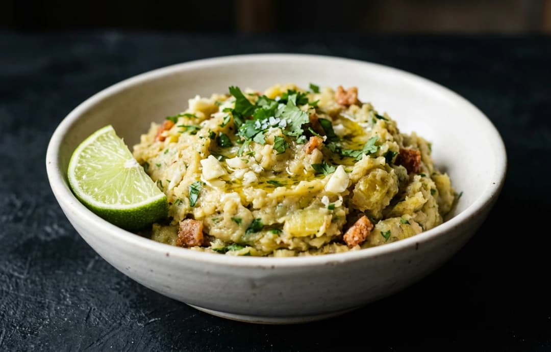 Garlic-Plantain Mash (Mofongo-style)