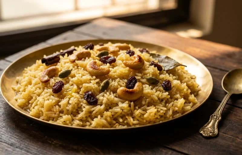 Dim Bhapa with Ghee Bhat - Recipe 2