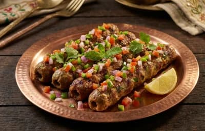 Ghilaafi Seekh Kebab