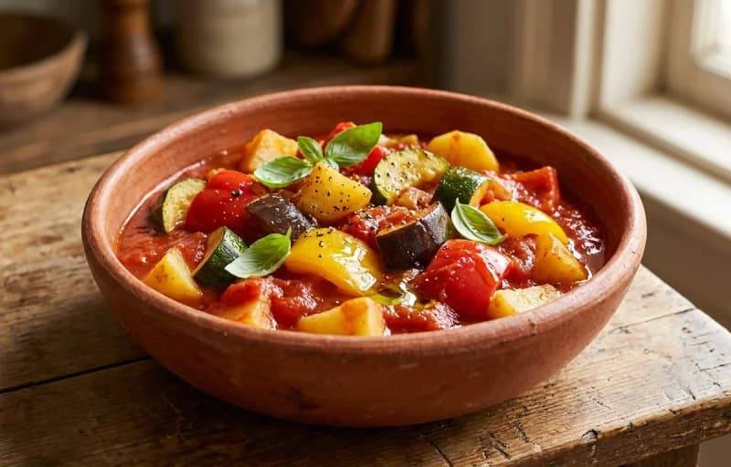 Giambotta with No-Knead Crusty Bread - Recipe 1