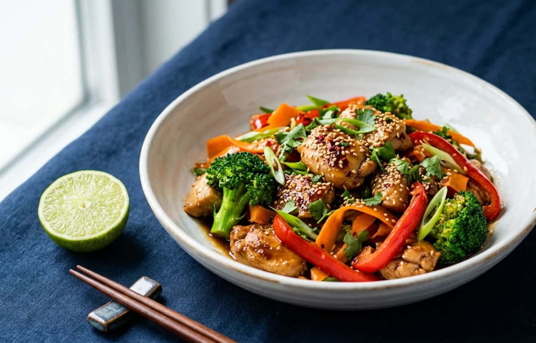 Ginger-Lime Chicken Stir-fry