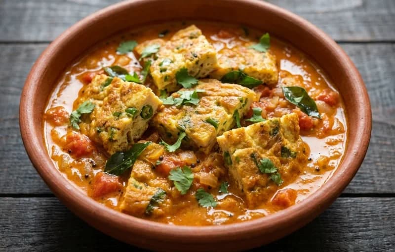 Goan Omelette Curry with Goan Coconut Rice - Recipe 1