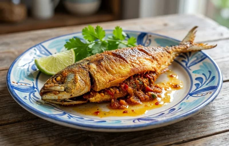 Goan Stuffed Mackerel with Ladi Pav - Recipe 1