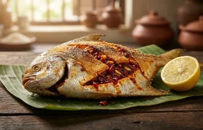 Goan Stuffed Pomfret Recheado