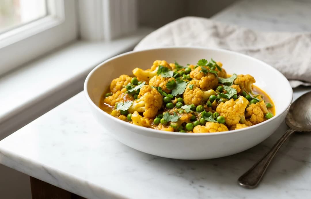 Gobi Matar Sabzi