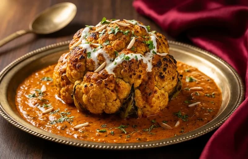 Gobi Musallam with Warqi Paratha - Recipe 1