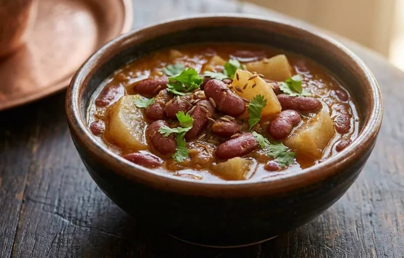 Gogji Raazma with Kashmiri Pulao - Recipe 1