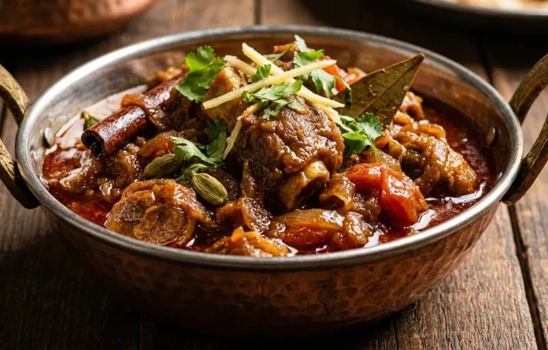 Gosht Do Pyaza with Roomali Roti - Recipe 1