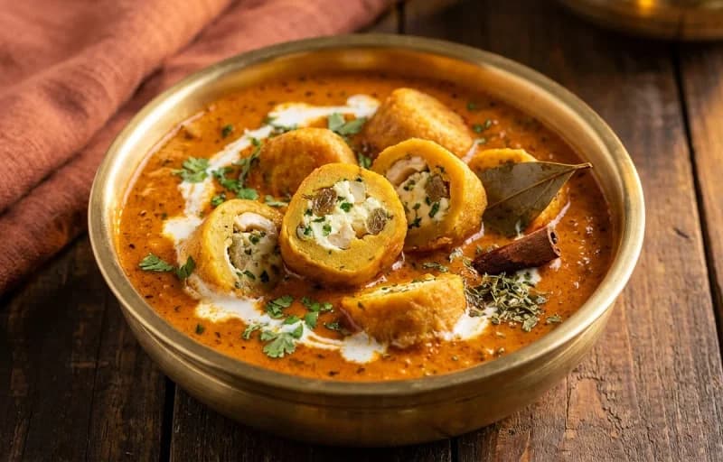 Govind Gatta Curry, Jeera Rice and Masala Omelette - Recipe 1