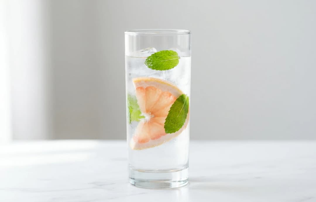 Grapefruit Mint Infused Water