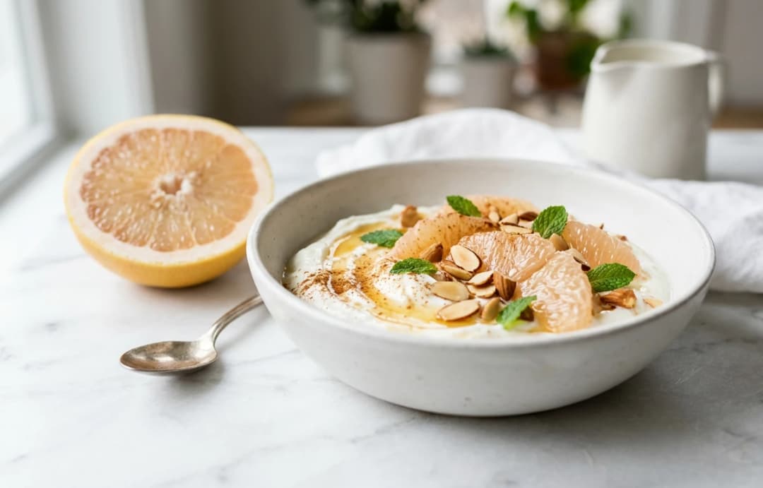 Grapefruit Yogurt & Almond Bowl