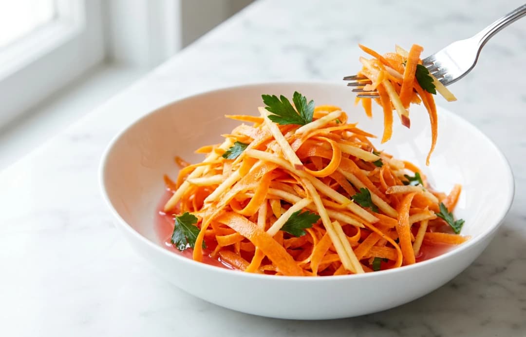 Grated Carrot & Apple Slaw