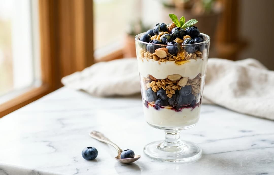 Greek Yogurt & Blueberry Parfait