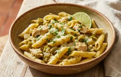 Green Chile Chicken Pasta
