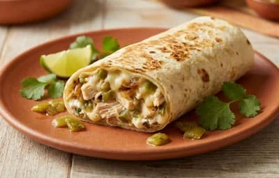 Green Chile Chicken Wrap