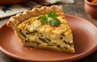 Green Chile Quiche