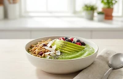 Green Mango Smoothie Bowl