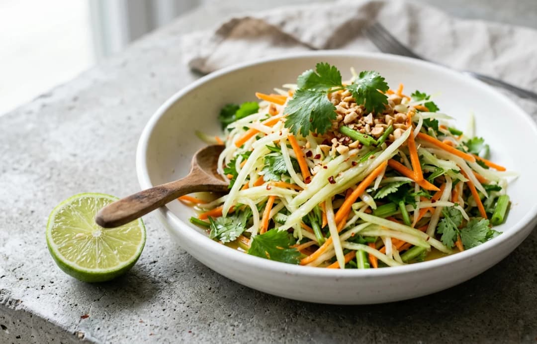 Green Papaya & Carrot Slaw