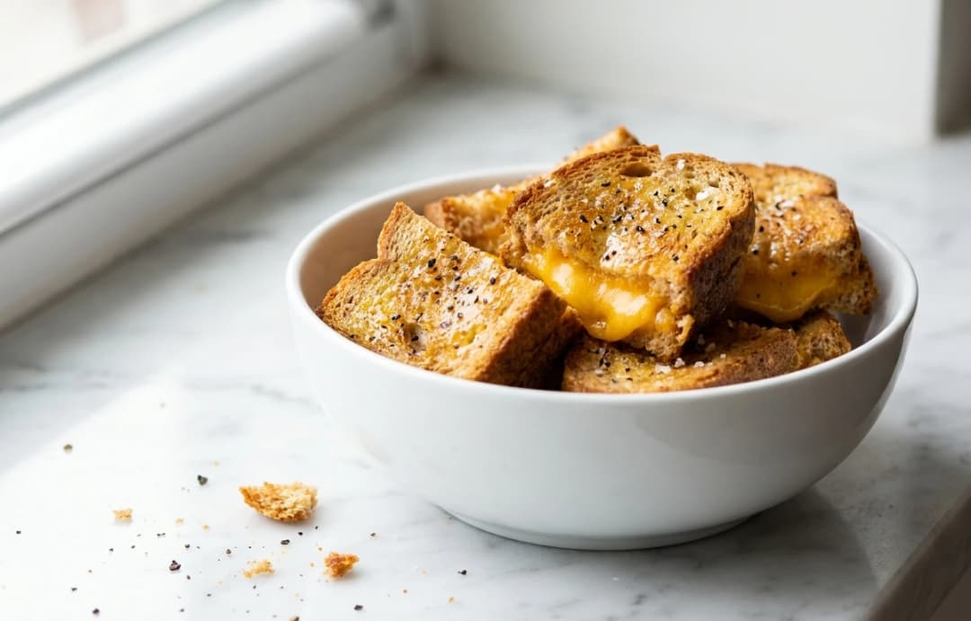 Grilled Cheese Croutons