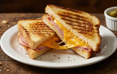Grilled Ham and Cheese Sandwich