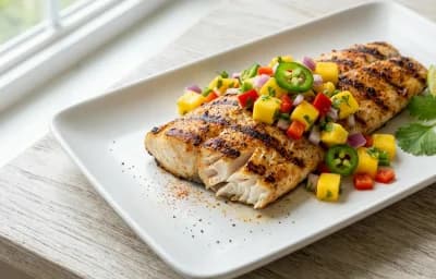 Grilled Mahi-Mahi with Mango Salsa