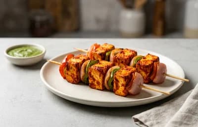 Grilled Paneer Skewers