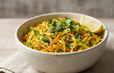 Gujarati Cabbage Sambharo