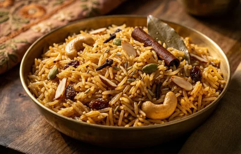 Komol Saul, Gur ke Chawal and Narikol Laru - Recipe 2