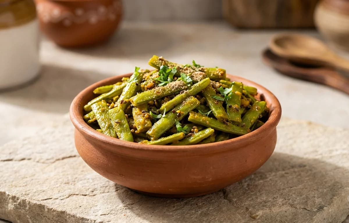 Guvar Fali ki Sabzi