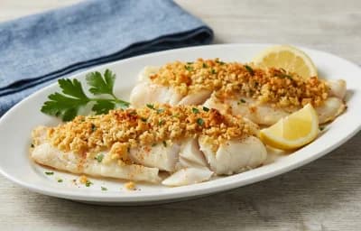 Haddock with Ritz Crackers