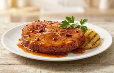 Ham Steak with Brown Sugar Glaze