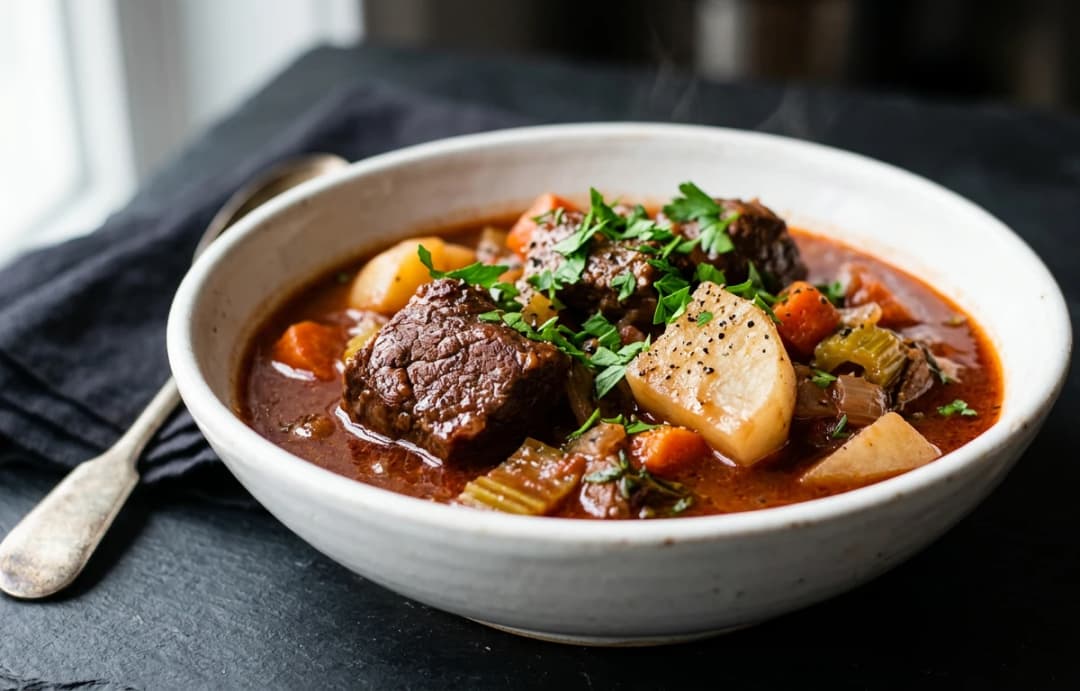 Hearty Beef and Turnip Stew
