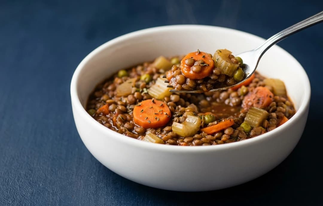 Hearty Brown Lentil and Vegetable Filling