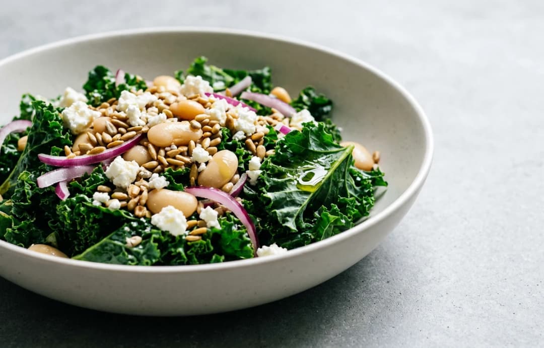 Hearty Butter Bean & Kale Salad