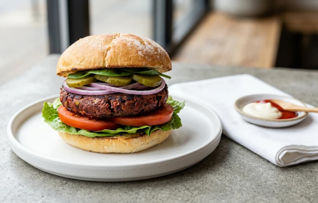 Hearty Kidney Bean Burgers