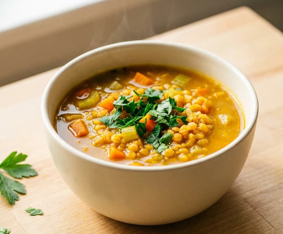 Hearty Lentil & Teff Soup