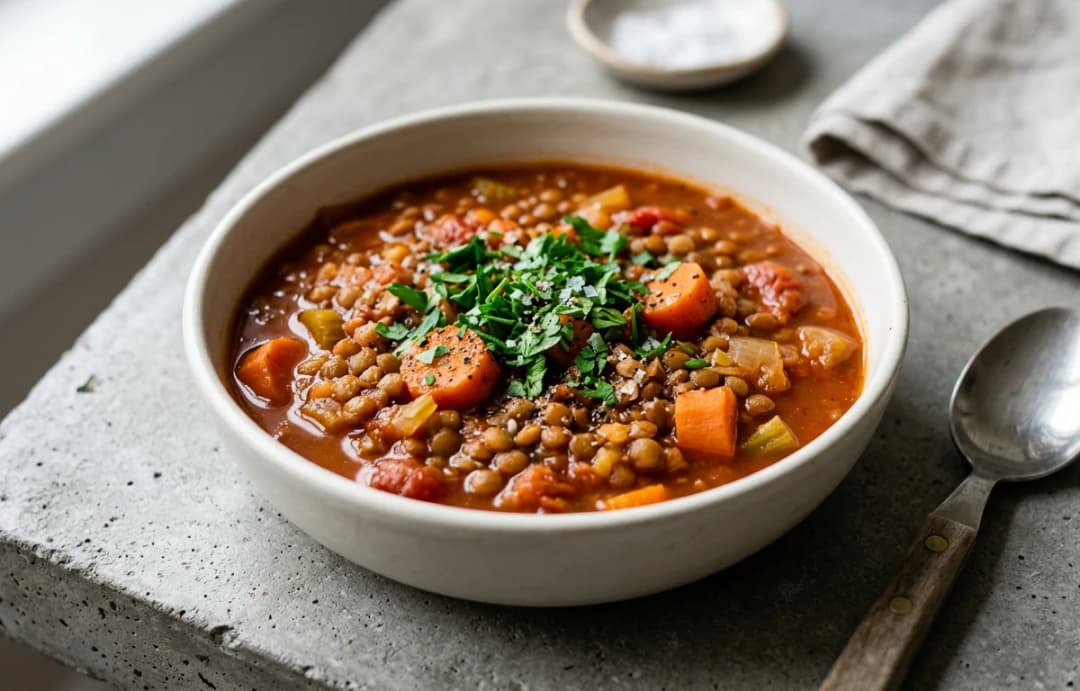Hearty Lentil & Vegetable Stew