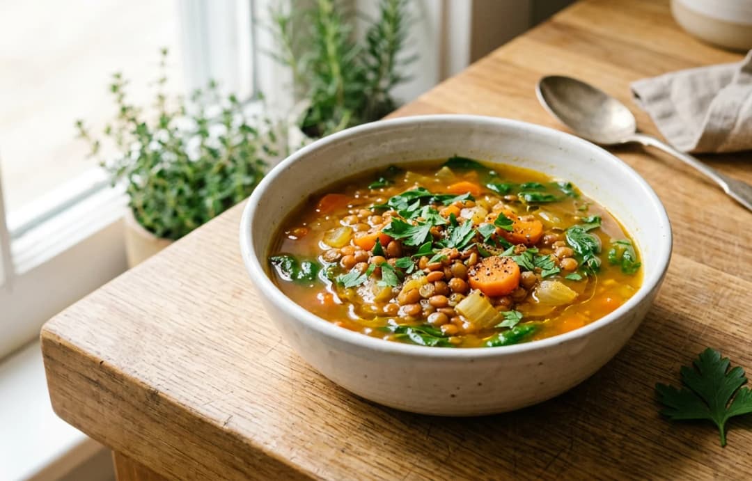 Hearty Lentil and Vegetable Soup
