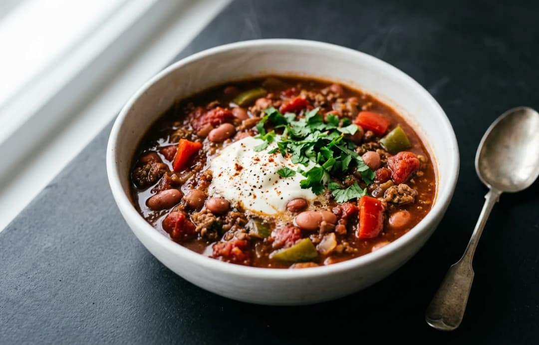 Hearty Pink Bean Chili