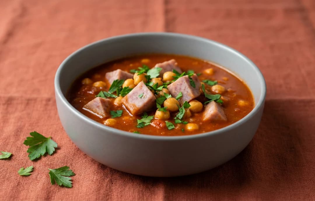 Hearty Taro & Chickpea Stew