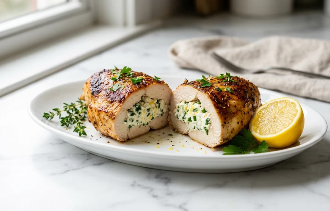 Herb & Ricotta Stuffed Chicken