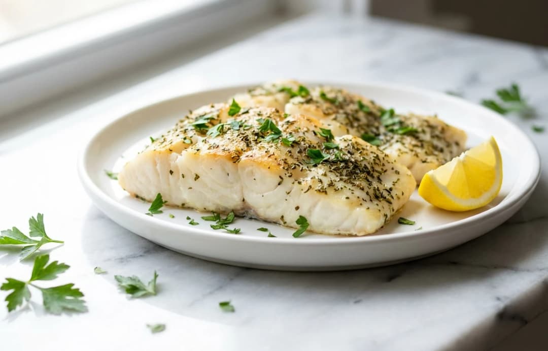 Herb-Baked Cod Fillets