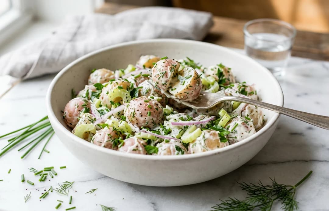 Herby Greek Yogurt Potato Salad
