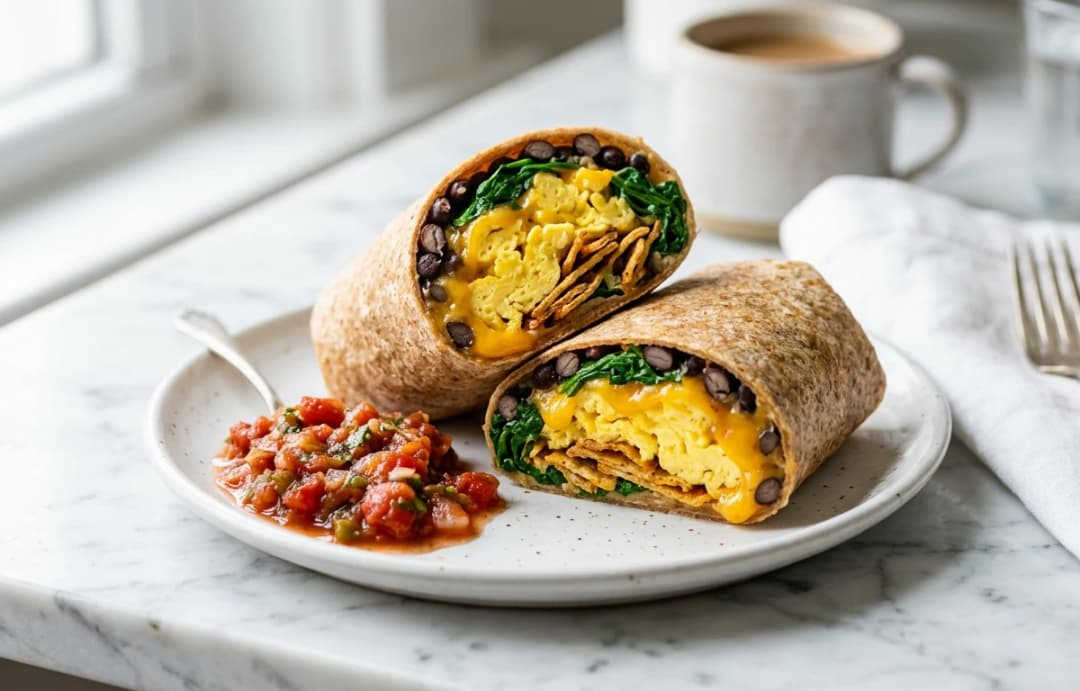 High-Fiber Breakfast Burrito