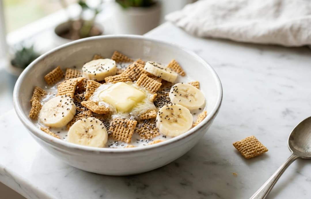 High-Fiber Wheat Chex Power Bowl