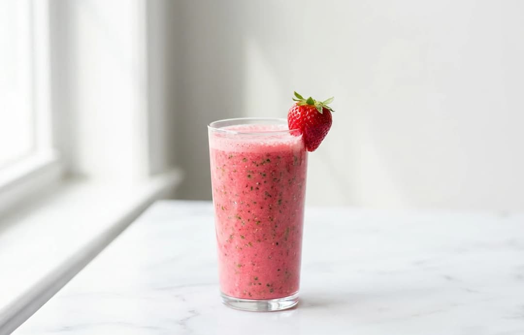 High-Protein Strawberry Smoothie