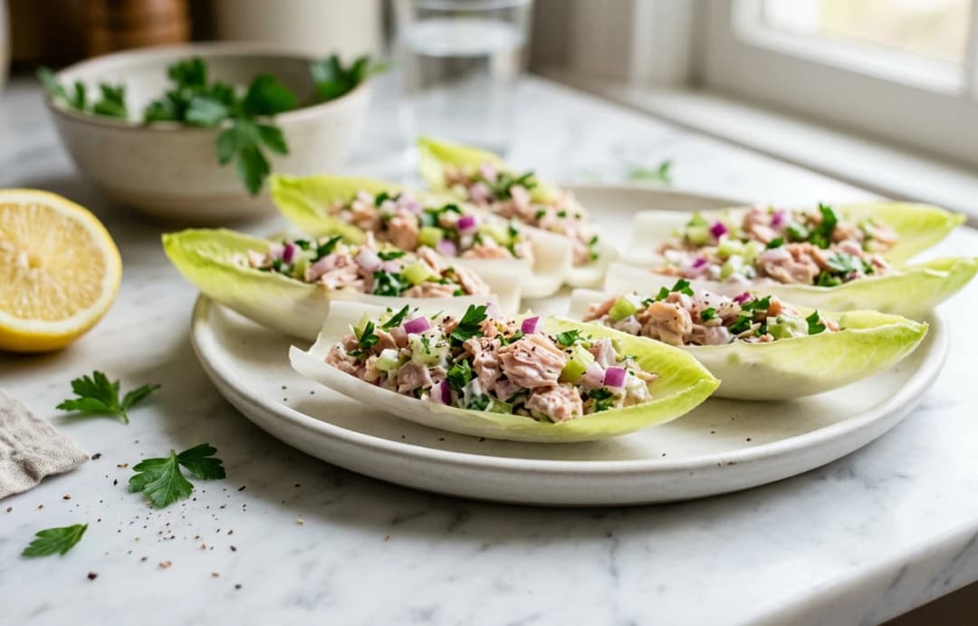 High-Protein Tuna Salad Boats