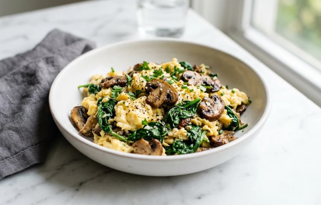 High-Volume Veggie Scramble