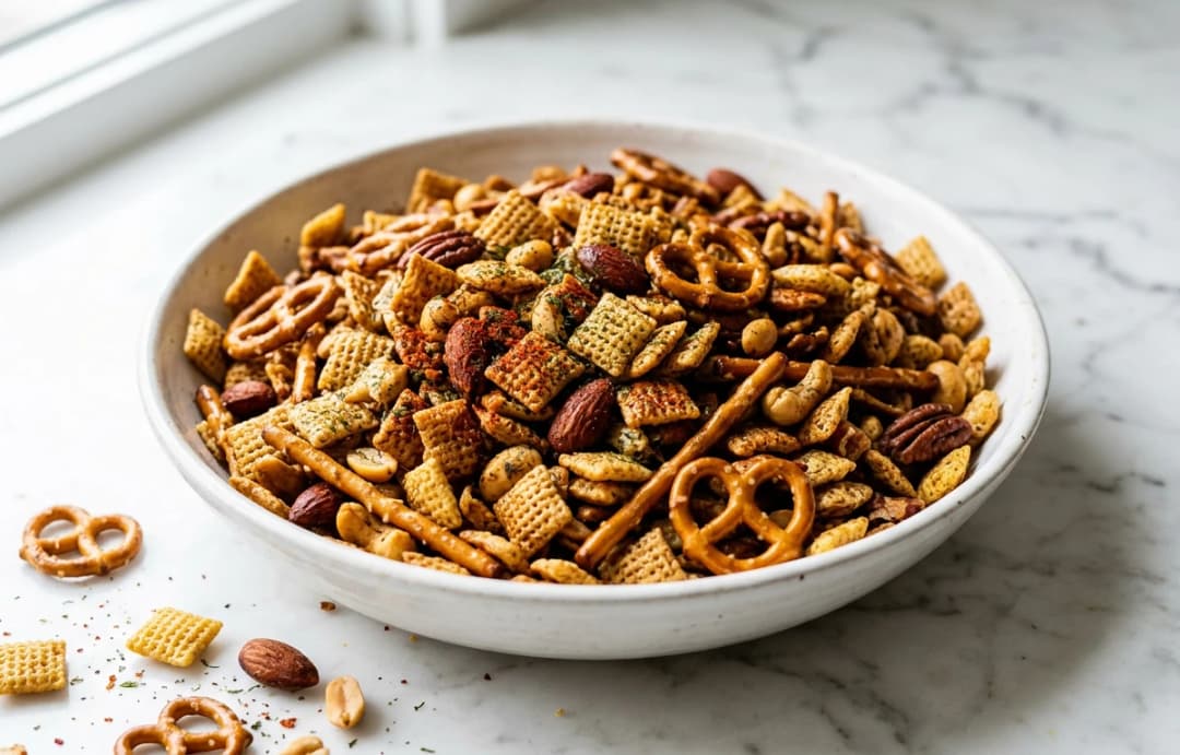 Homemade Savory Chex Mix