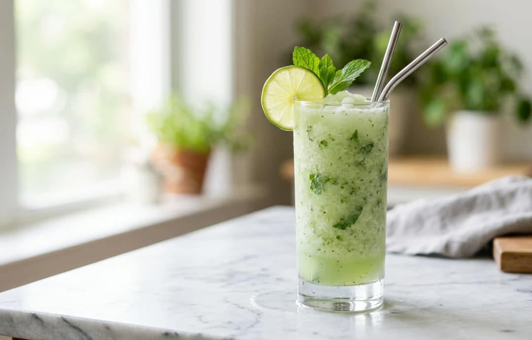 Honeydew Mint Slushie